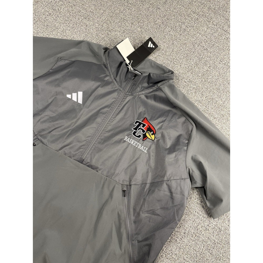 Adidas‎ Illinois State Redbirds Basketball Quarter Zip Shooting Shirt Men's M